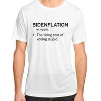 Bidenflation The Rising Cost Of Voting Stupid Adult ChromaSoft Performance T-Shirt