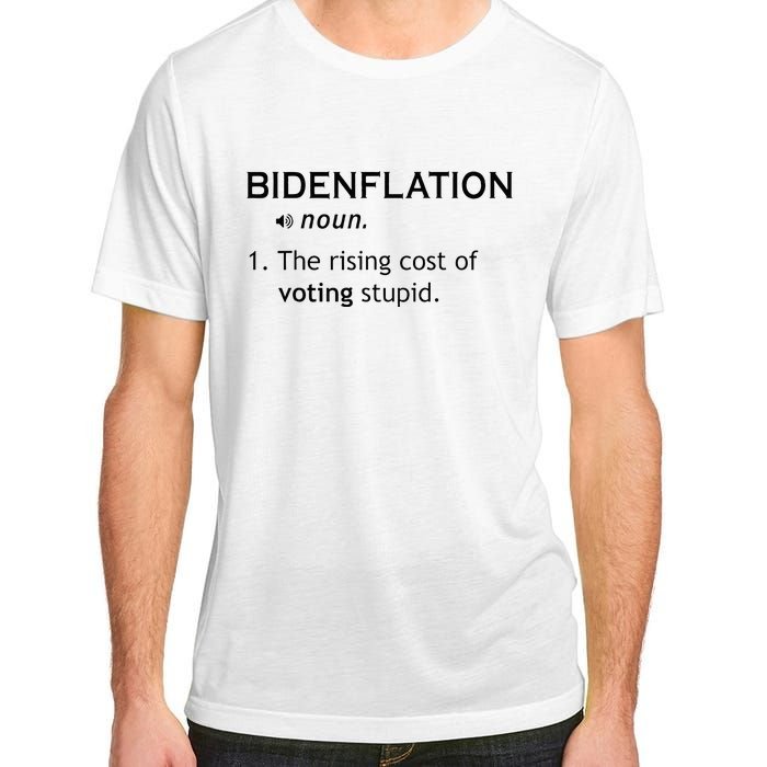 Bidenflation The Rising Cost Of Voting Stupid Adult ChromaSoft Performance T-Shirt