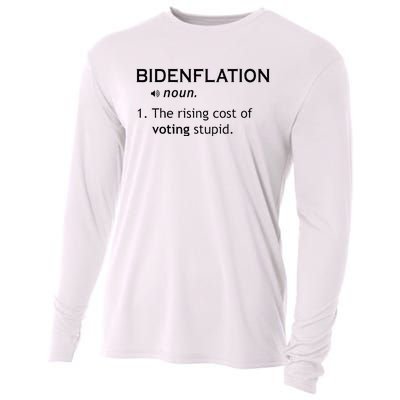 Bidenflation The Rising Cost Of Voting Stupid Cooling Performance Long Sleeve Crew