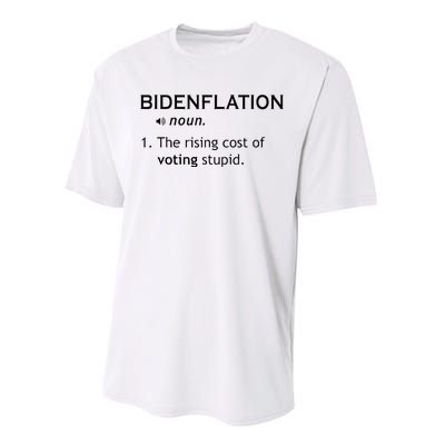 Bidenflation The Rising Cost Of Voting Stupid Performance Sprint T-Shirt