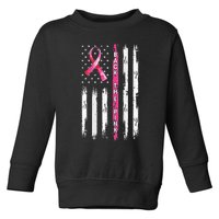 Back The Ribbon Breast Cancer Awareness Toddler Sweatshirt