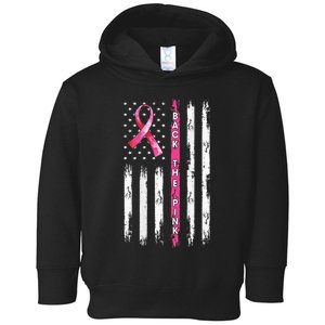 Back The Ribbon Breast Cancer Awareness Toddler Hoodie