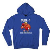 Boxe Trump Round 2 Return Of Trump Proud Trump Supporter Hoodie