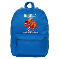 Boxe Trump Round 2 Return Of Trump Proud Trump Supporter 16 in Basic Backpack