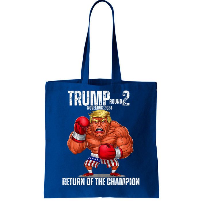 Boxe Trump Round 2 Return Of Trump Proud Trump Supporter Tote Bag