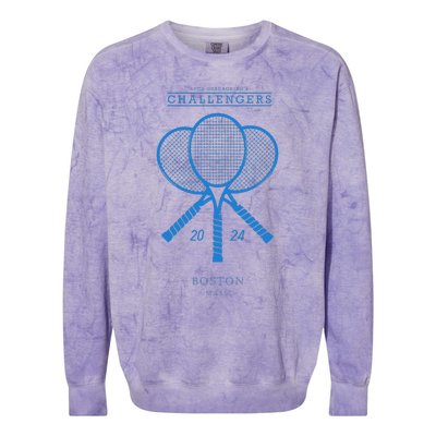 Blue Tennis Rackets Challengers Movie Colorblast Crewneck Sweatshirt