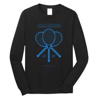 Blue Tennis Rackets Challengers Movie Long Sleeve Shirt