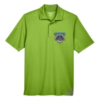 Born To Ride Fast Cars Men's Origin Performance Pique Polo