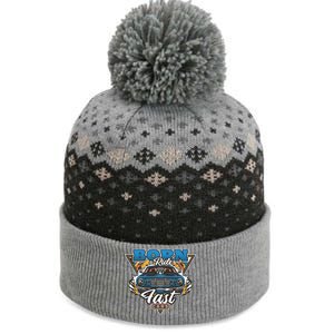 Born To Ride Fast Cars The Baniff Cuffed Pom Beanie