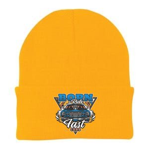 Born To Ride Fast Cars Knit Cap Winter Beanie