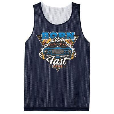 Born To Ride Fast Cars Mesh Reversible Basketball Jersey Tank