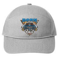 Born To Ride Fast Cars 7-Panel Snapback Hat