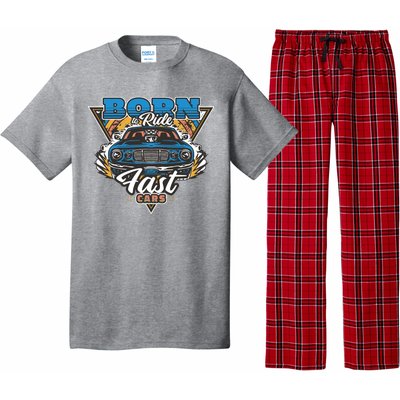 Born To Ride Fast Cars Pajama Set