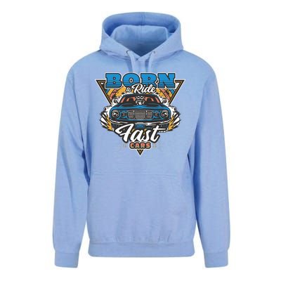 Born To Ride Fast Cars Unisex Surf Hoodie