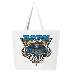 Born To Ride Fast Cars 25L Jumbo Tote