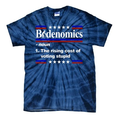 Bidenomics The Rising Cost Of Voting Stupid Funny Anti Joe Biden Tie-Dye T-Shirt