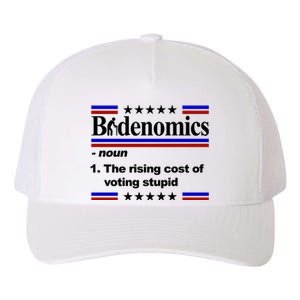 Bidenomics The Rising Cost Of Voting Stupid Funny Anti Joe Biden Yupoong Adult 5-Panel Trucker Hat