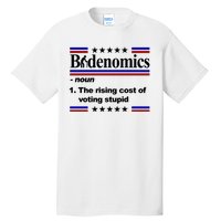 Bidenomics The Rising Cost Of Voting Stupid Funny Anti Joe Biden Tall T-Shirt