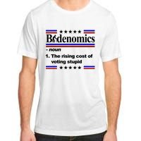 Bidenomics The Rising Cost Of Voting Stupid Funny Anti Joe Biden Adult ChromaSoft Performance T-Shirt