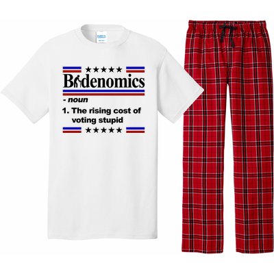 Bidenomics The Rising Cost Of Voting Stupid Funny Anti Joe Biden Pajama Set