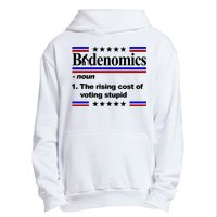 Bidenomics The Rising Cost Of Voting Stupid Funny Anti Joe Biden Urban Pullover Hoodie