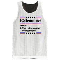 Bidenomics The Rising Cost Of Voting Stupid Funny Anti Joe Biden Mesh Reversible Basketball Jersey Tank