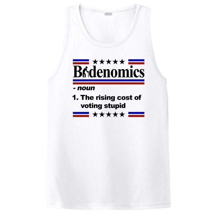 Bidenomics The Rising Cost Of Voting Stupid Funny Anti Joe Biden PosiCharge Competitor Tank