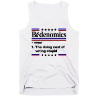 Bidenomics The Rising Cost Of Voting Stupid Funny Anti Joe Biden Tank Top