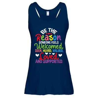 Be The Reason Someone Feels Loved Social Workers Ladies Essential Flowy Tank