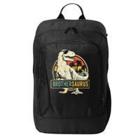 Brothersaurus T Rex Dinosaur Brother Saurus Family Matching City Backpack