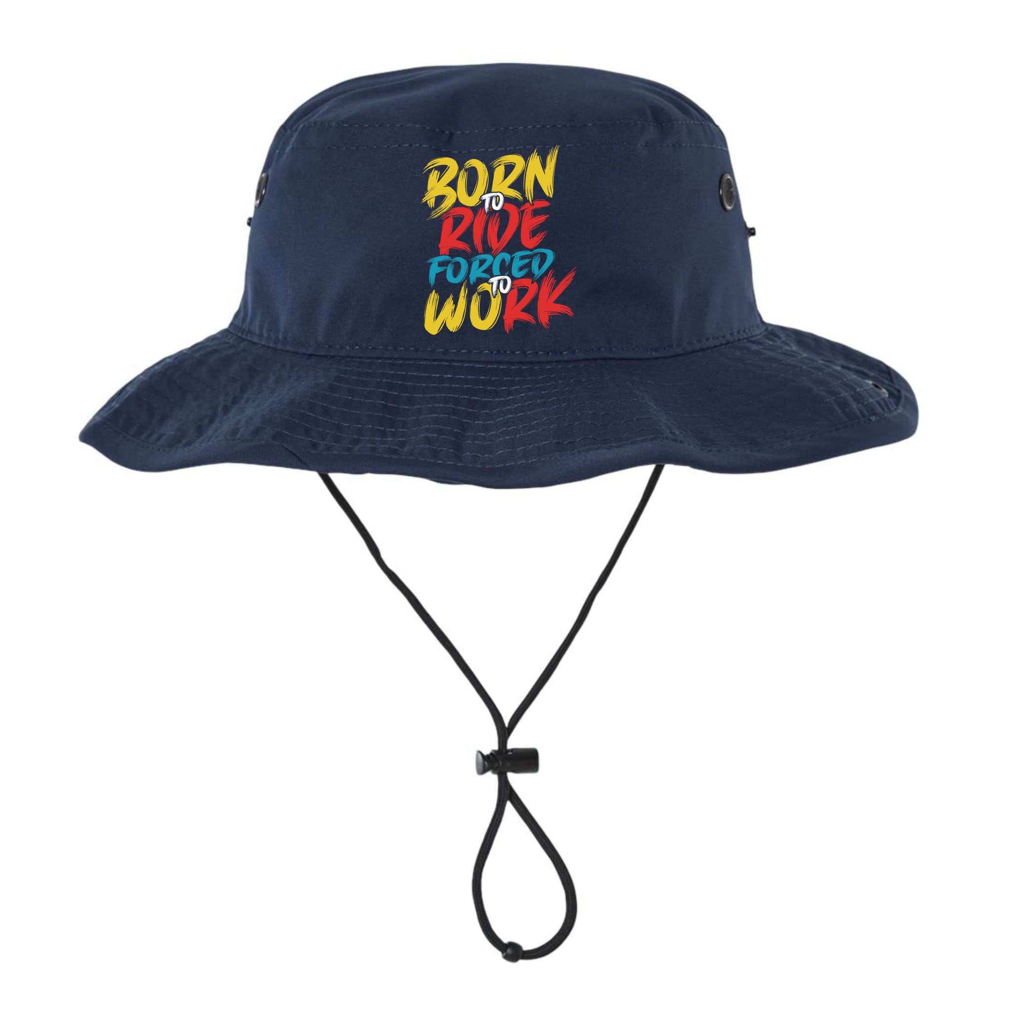 Born To Ride Forced To Work Bucket Hat