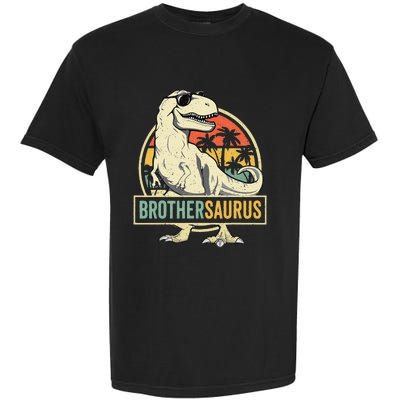 Brothersaurus T Rex Dinosaur Brother Saurus Family Matching Garment-Dyed Heavyweight T-Shirt