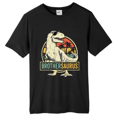 Brothersaurus T Rex Dinosaur Brother Saurus Family Matching Tall Fusion ChromaSoft Performance T-Shirt