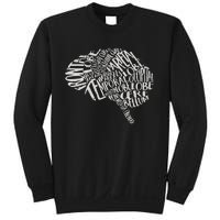 Brain Typography RN Neuroscience Nurse Neurologist Sweatshirt