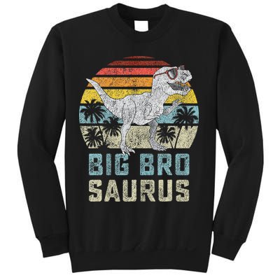 Bigbrosaurus T Rex Dinosaur Big Bro Saurus Brother Family Sweatshirt