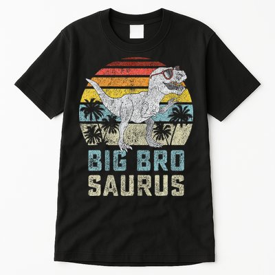Bigbrosaurus T Rex Dinosaur Big Bro Saurus Brother Family Tall T-Shirt
