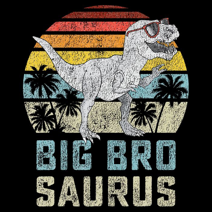 Bigbrosaurus T Rex Dinosaur Big Bro Saurus Brother Family 16 in Basic Backpack