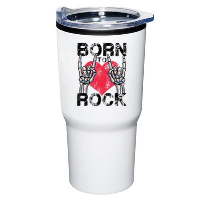 Born To Rock Lets Rock Vintage Retro Rock&Roll Rock Concert Tumbler