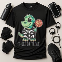 Baby T Rex Dinosaur Skeleton Cooling Performance Crew T-Shirt