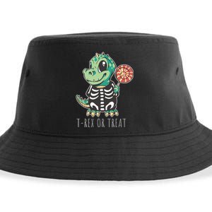 Baby T Rex Dinosaur Skeleton Sustainable Bucket Hat