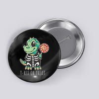 Baby T Rex Dinosaur Skeleton Button