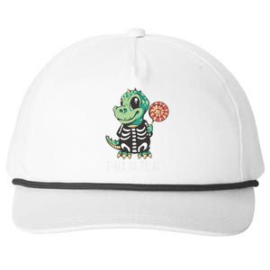 Baby T Rex Dinosaur Skeleton Snapback Five-Panel Rope Hat