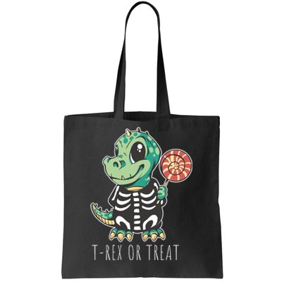 Baby T Rex Dinosaur Skeleton Tote Bag