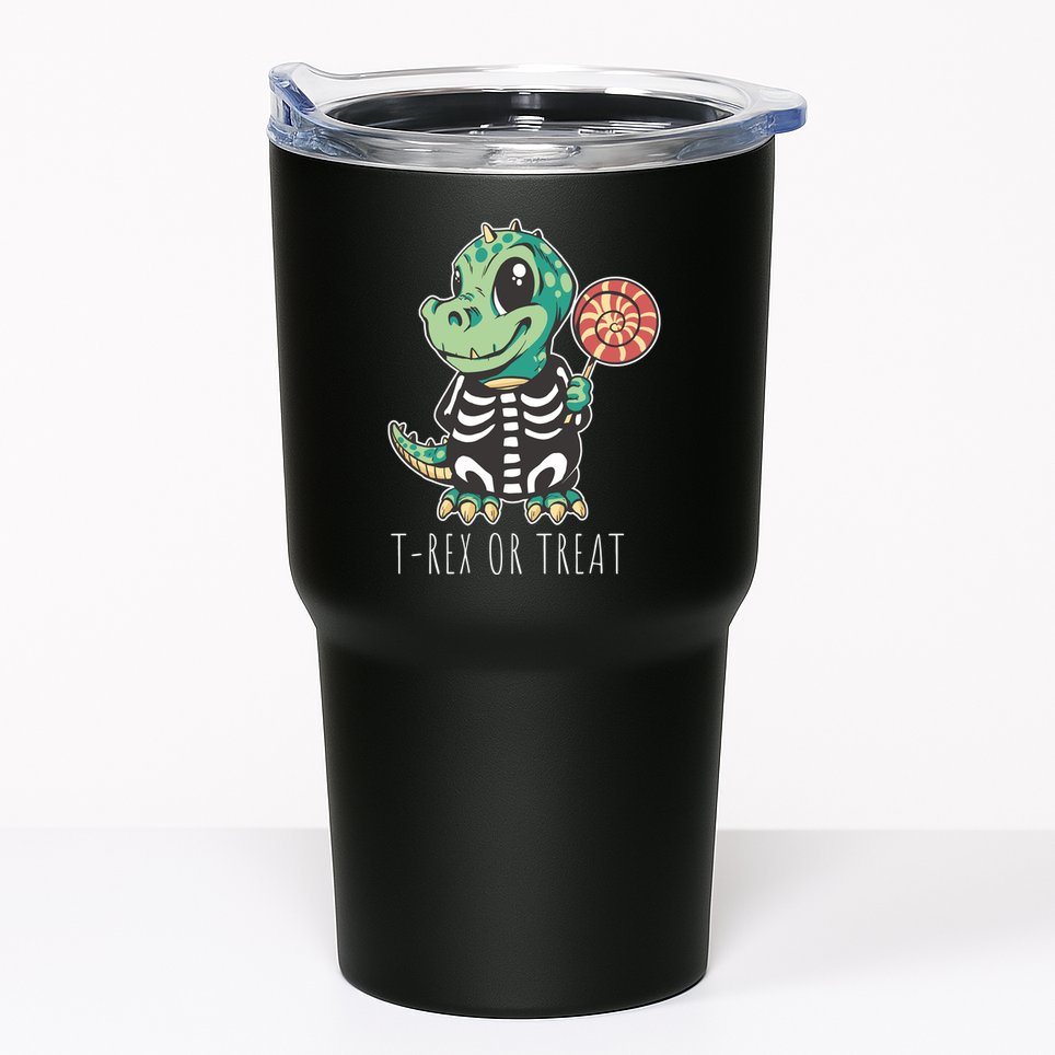 Baby T Rex Dinosaur Skeleton Tumbler