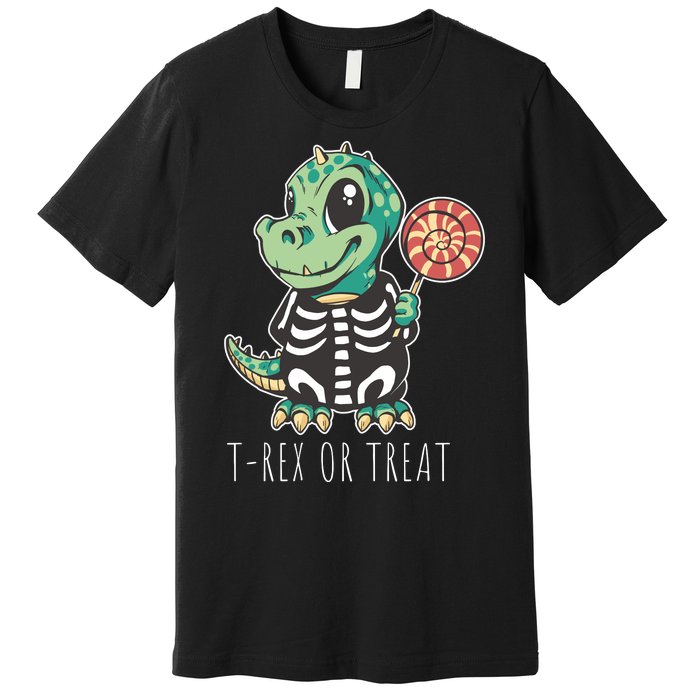 Baby T Rex Dinosaur Skeleton Premium T-Shirt