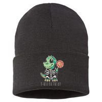 Baby T Rex Dinosaur Skeleton Sustainable Knit Beanie