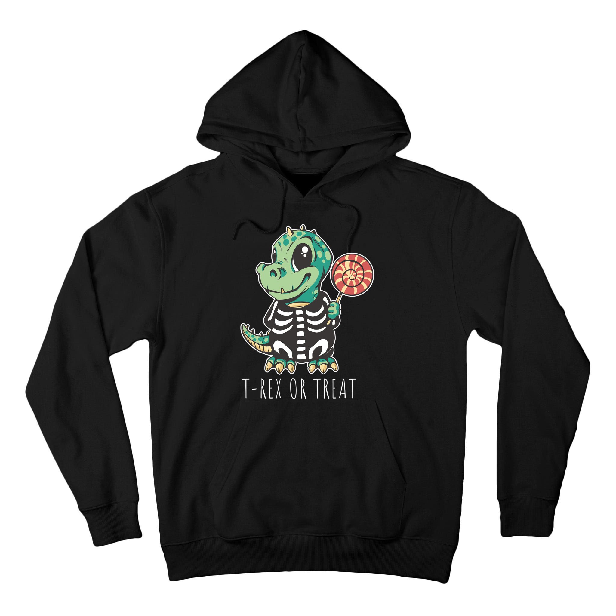 Baby T Rex Dinosaur Skeleton Tall Hoodie