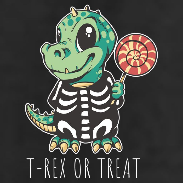 Baby T Rex Dinosaur Skeleton Golf Towel