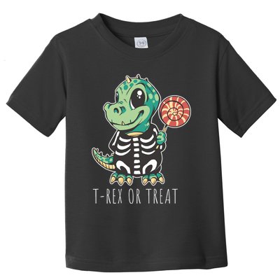 Baby T Rex Dinosaur Skeleton Toddler T-Shirt