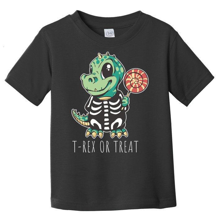 Baby T Rex Dinosaur Skeleton Toddler T-Shirt